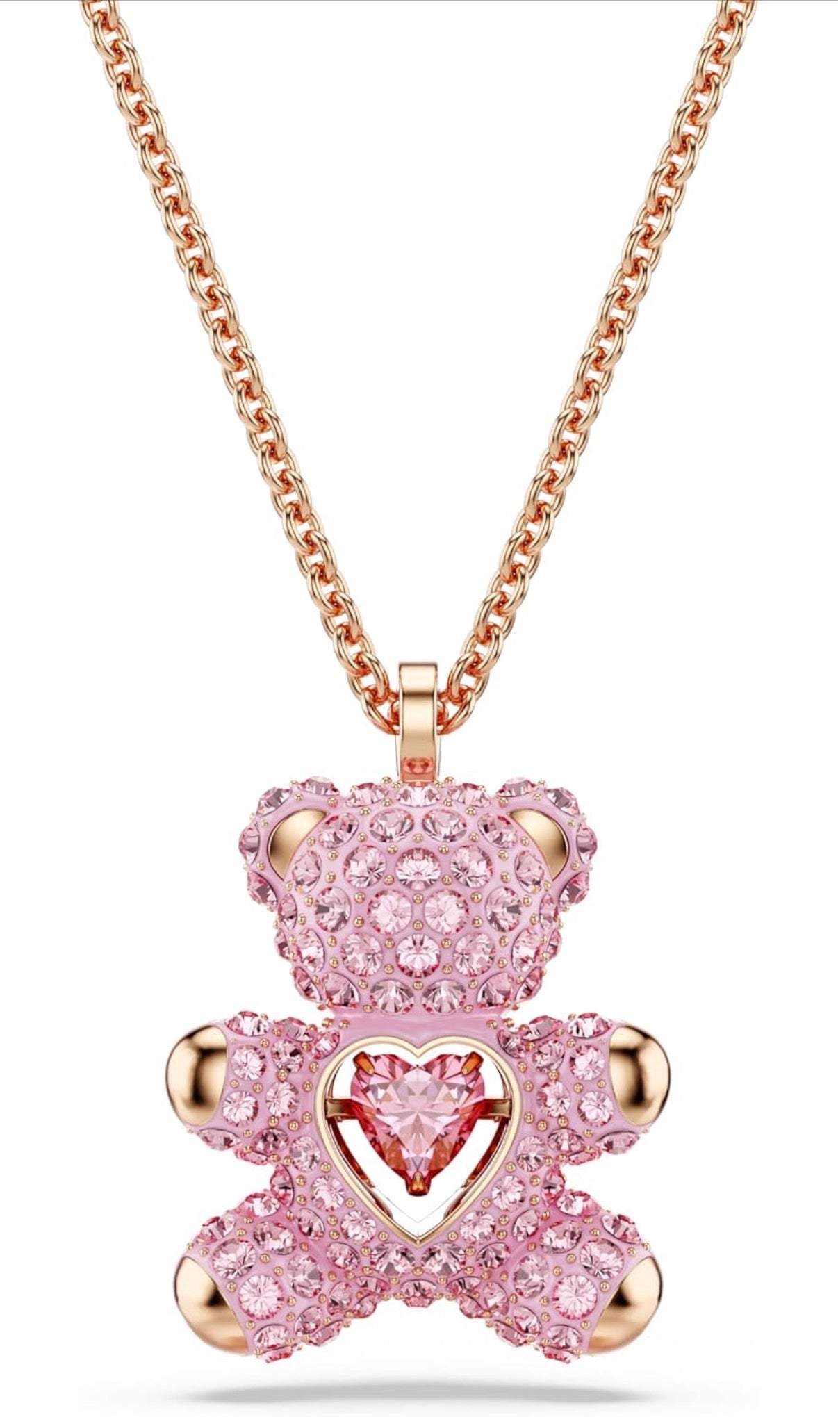 Luxury Teddy Bear Necklace 🩷